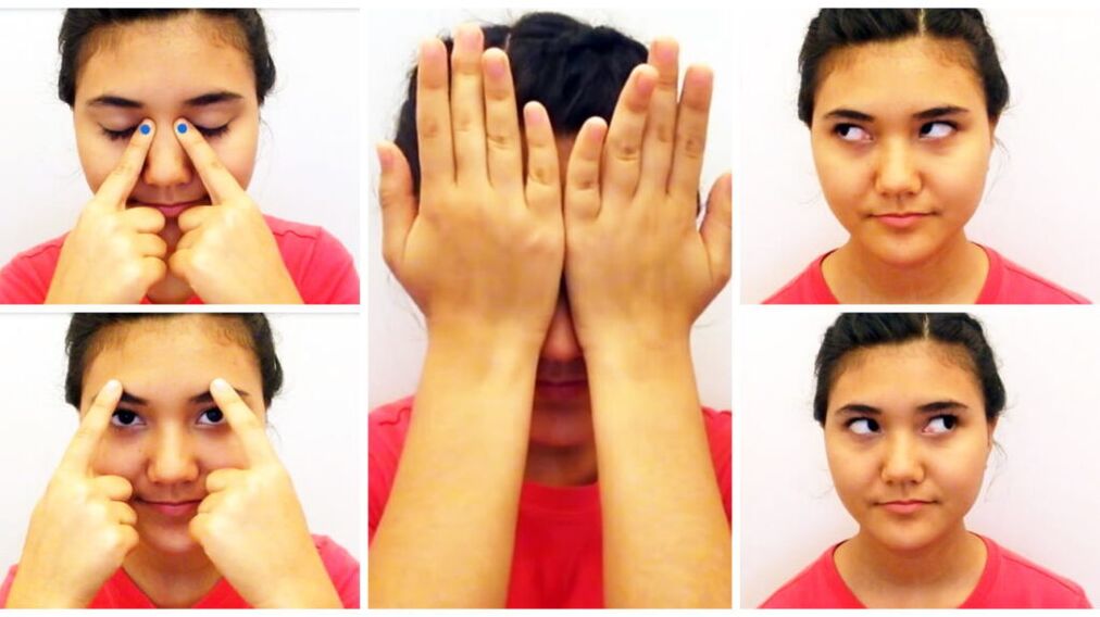 Ασκήσεις για τα μάτια για την αποκατάσταση της όρασης